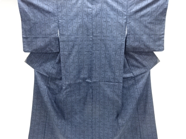 幾何学模様織り出し本場泥大島紬着物(5マルキ)